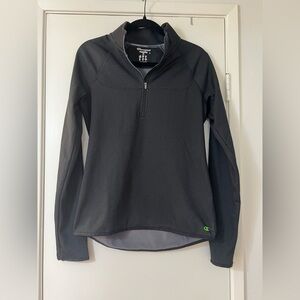 Champion Black Quarter-Zip Pullover